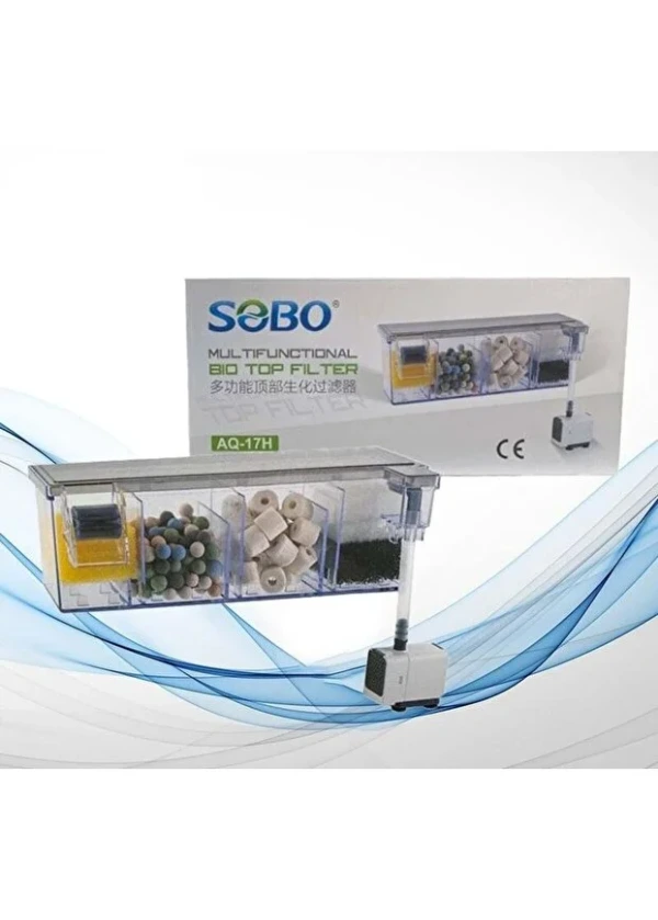 Sobo Bio Askı Filtre 6W. 500 Lt/Saat AQ-17H 